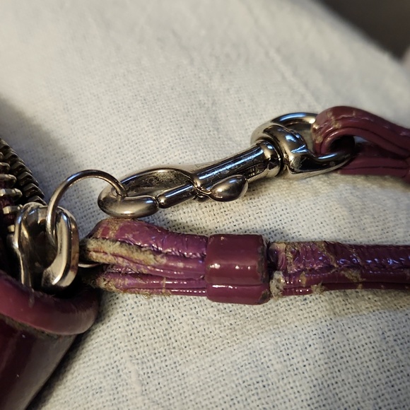 Coach Poppy Raspberry Wallet Wristlet - Picture 9 of 10